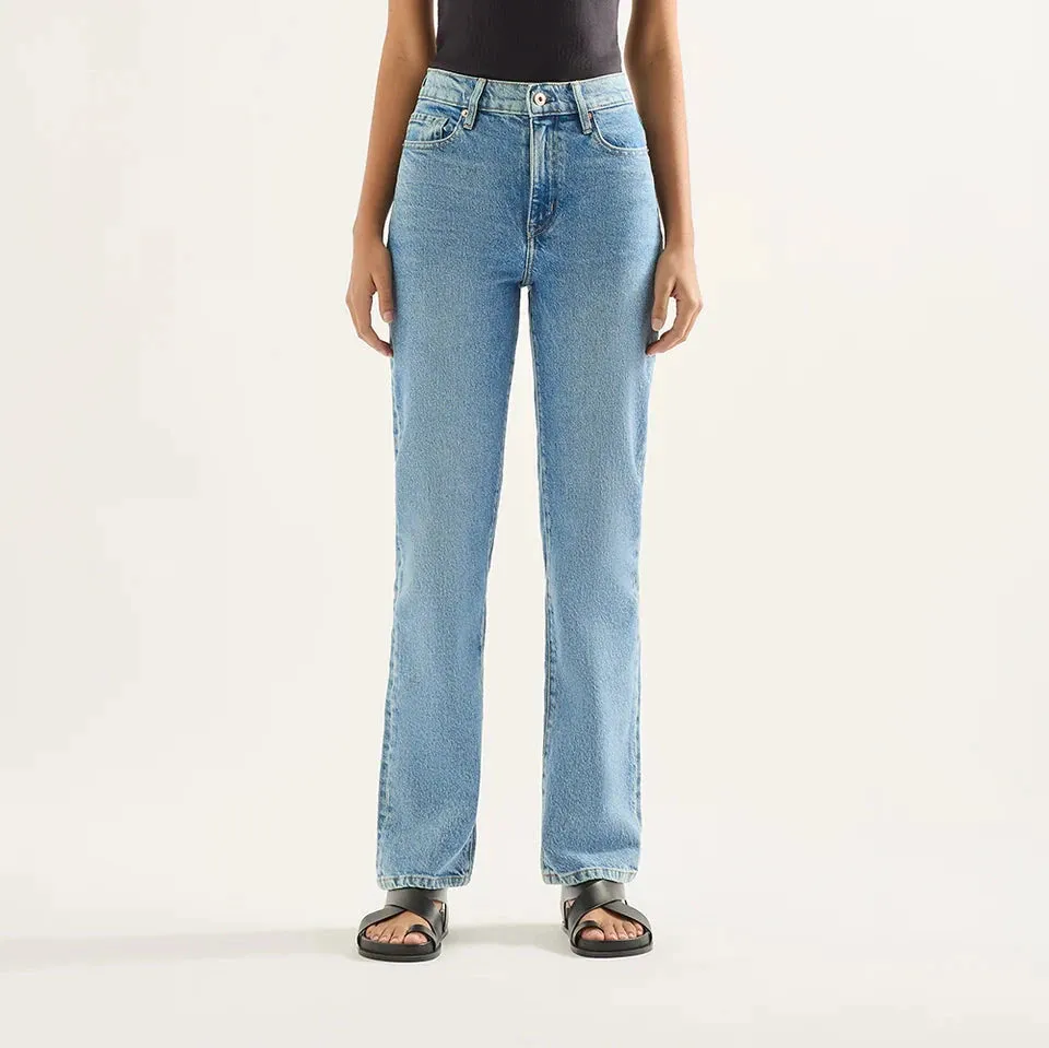 ZOE HIGH RISE STRAIGHT JEAN - CADENCE BLUE