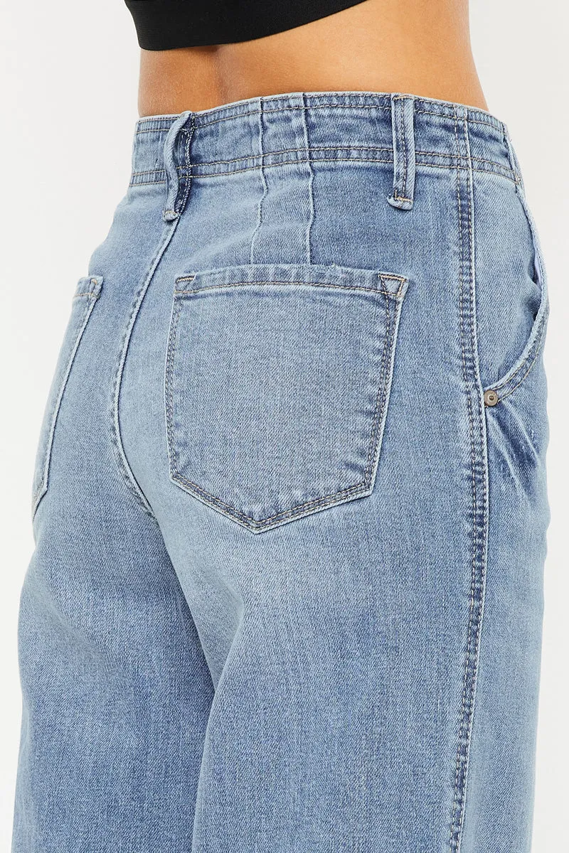 Zoelle Ultra High Rise Wide Leg Jeans
